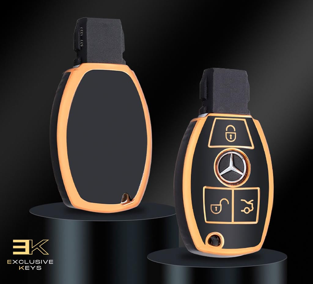 Fodral för Mercedes Benz Clase A, C, E, S y G-modeller GLA, CLA, GLK, GLC, CLS, W204, W463, W176, W251, W205 (AMG)