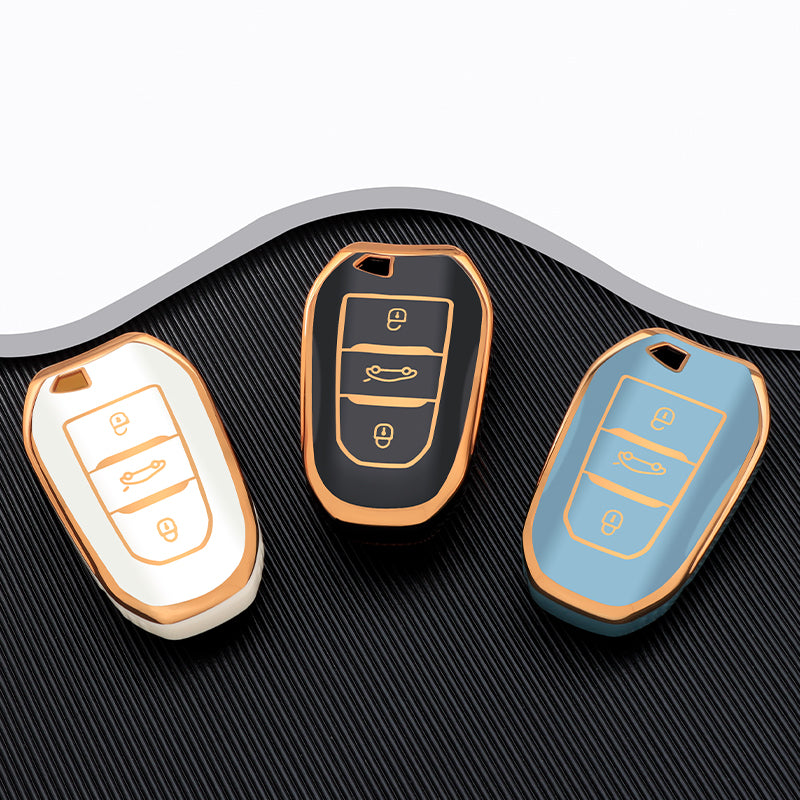 Fodral till Peugeot 208, 308, 408, 508, 2008, 3008, 4008, 5008 (bagageknapp)