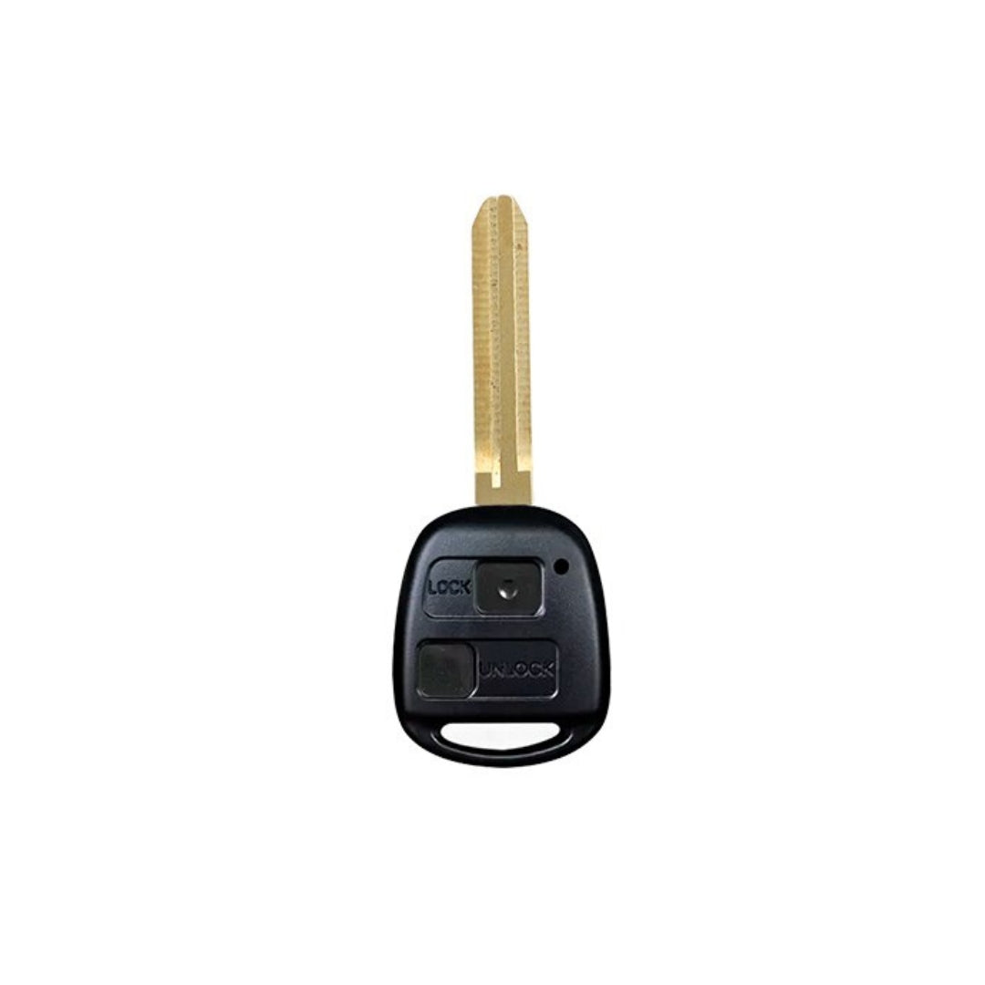Fodral för Toyota Land Cruiser, YARIS, CAMRY, RAV4, Corolla, Prado, Tarago, Avensis (2 knappar)