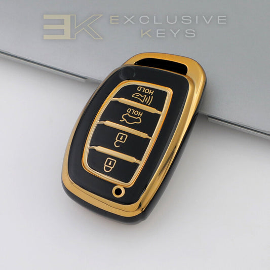 Hyundai smartnyckelskydd – 4 knappar (Bagageutrymme + Larm)