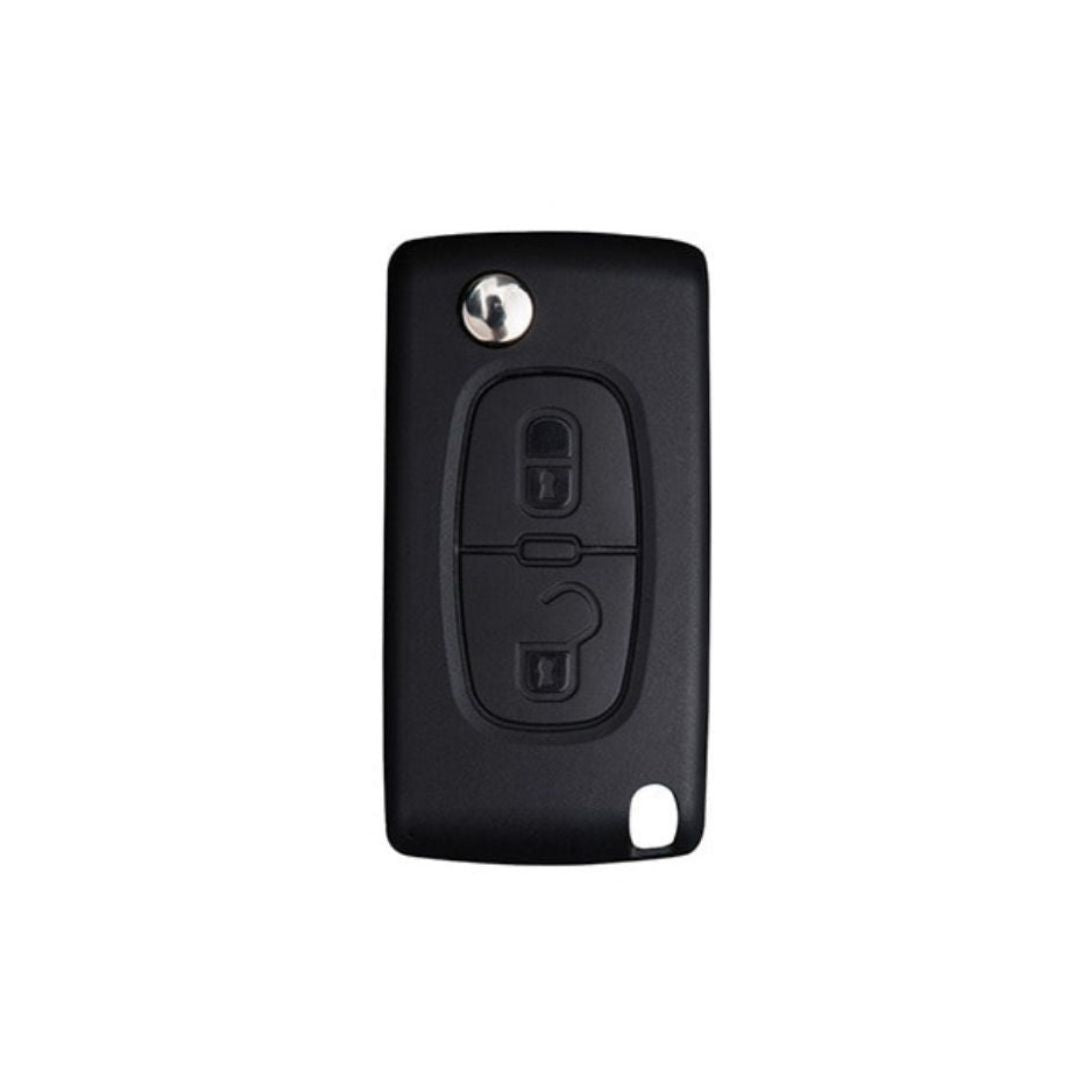 Fodral till Peugeot 107, 207, 307, 308, 407, 607, 3008, 5008 (2 knappar)