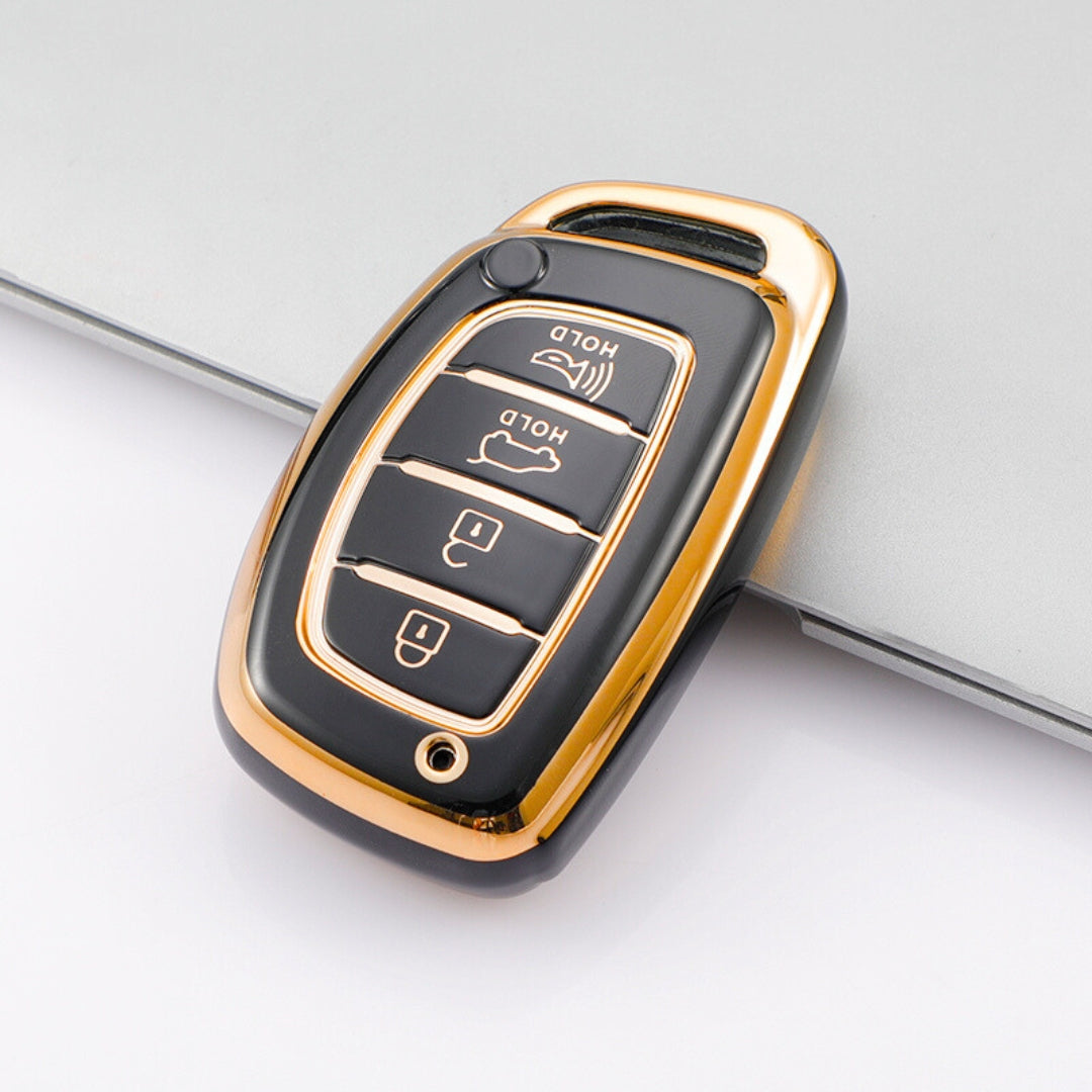 Hyundai smartnyckelskydd – 4 knappar (Bagageutrymme + Larm)