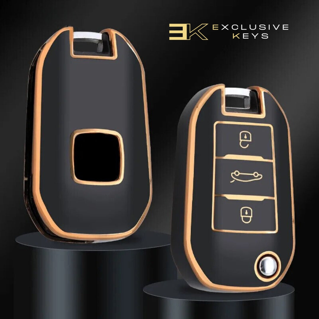 Fodral till Peugeot 208, 3008, 308, 508, 408, 2008, 307, 4008 (bagageknapp)