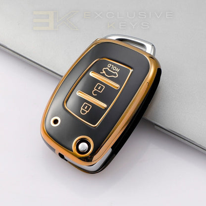 Hyundai Key Cover – 3 Buttons (Trunk HOLD – Bottom Button)