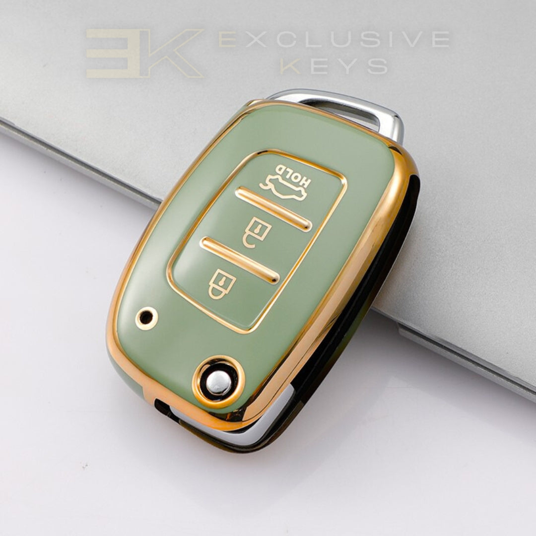 Hyundai Key Cover – 3 Buttons (Trunk HOLD – Bottom Button)