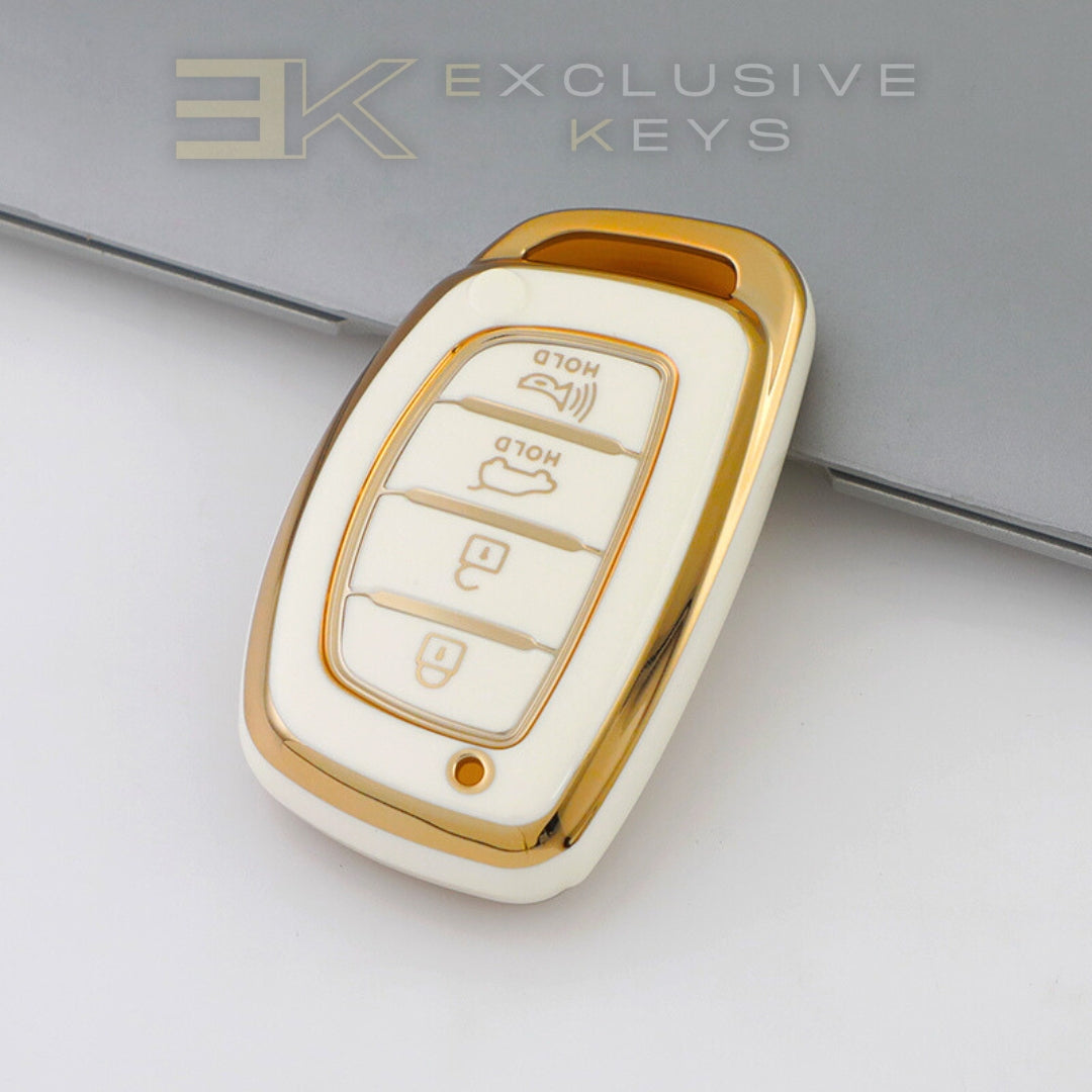 Hyundai smartnyckelskydd – 4 knappar (Bagageutrymme + Larm)