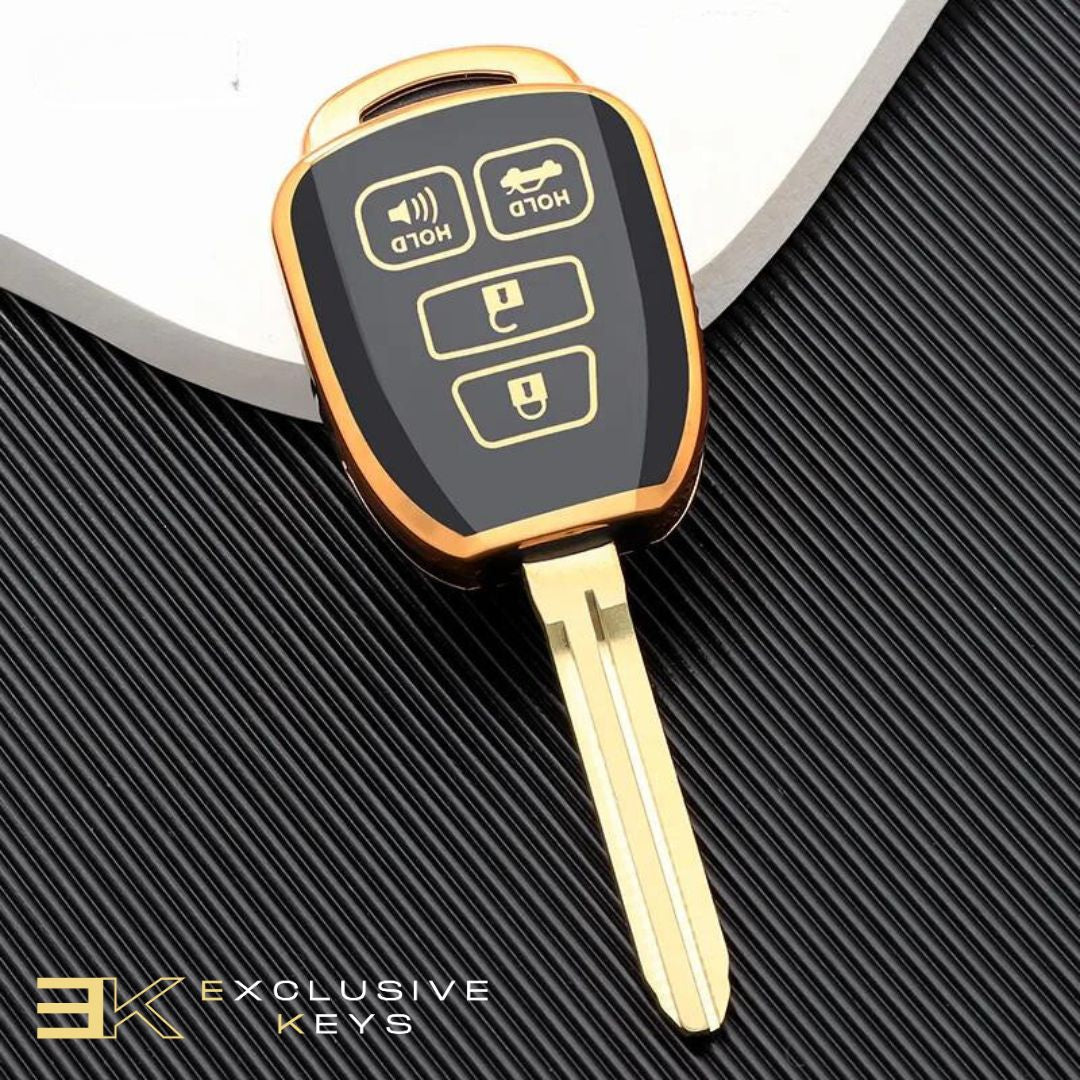Fodral för Toyota Prius, Corolla, Yaris, Avensis, Camry och RAV4 (4 knappar) (2012, 2013, 2014, 2015, 2016, 2017, 2018)