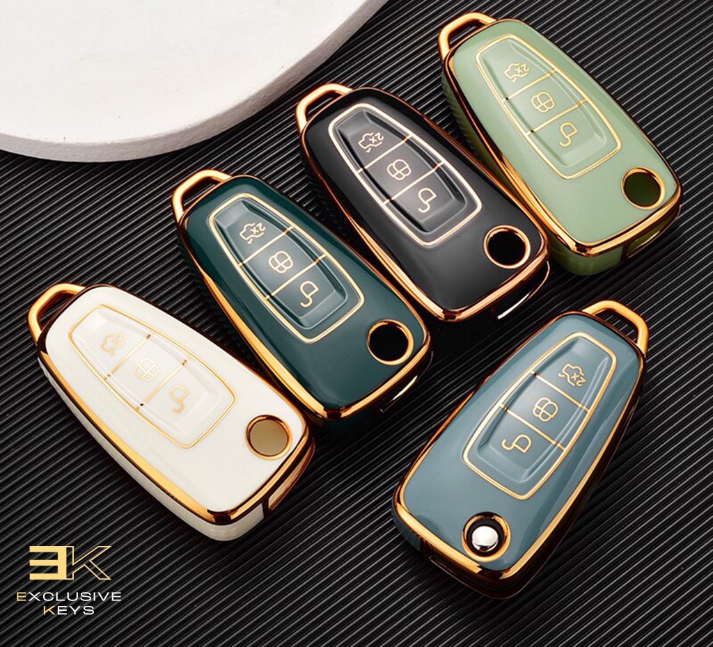 Etui til Ford Focus 2, 3, C-Max, S-Max, Fiesta, Mondeo, Kuga, Ecosport, Ranger, Escape og Galaxy 
