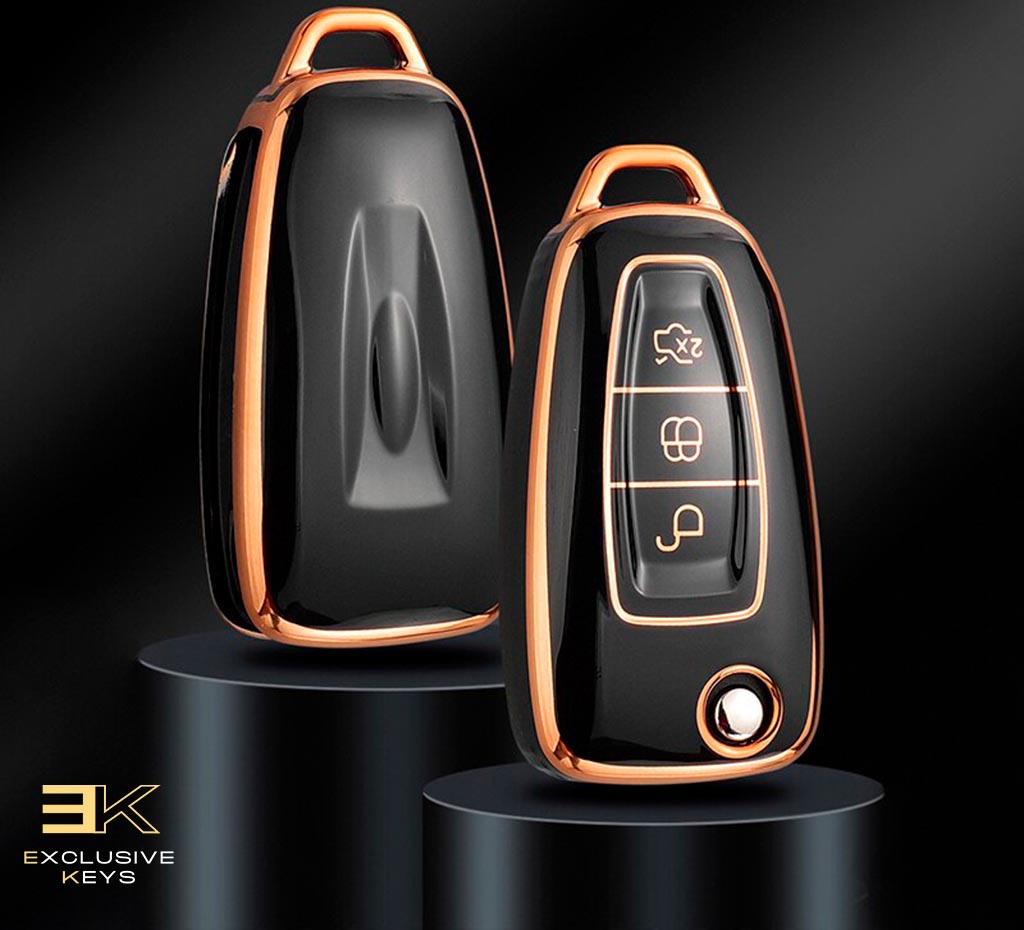 Etui til Ford Focus 2, 3, C-Max, S-Max, Fiesta, Mondeo, Kuga, Ecosport, Ranger, Escape og Galaxy 