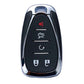 Fodral för Chevrolet Chevy, Camaro, Cruze, Malibu, Sonic, Volt, Tracker, Spark, Bolt y Trax (5 knappar)