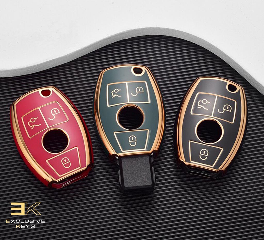 Fodral för Mercedes Benz Clase A, C, E, S y G-modeller GLA, CLA, GLK, GLC, CLS, W204, W463, W176, W251, W205 (AMG)