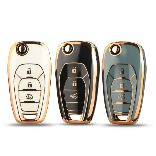 Fodral till Chevrolet Cruze Avo Auto Smart Replace Flip Key 3 knappar
